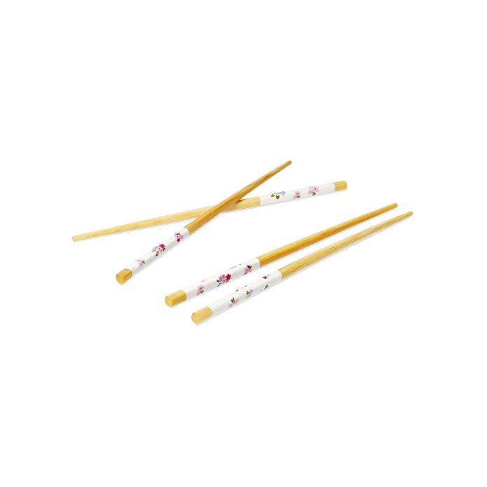 Flying Tiger Copenhagen 2'li Bahar Çiçekleri Desenli Bambu Chopstick