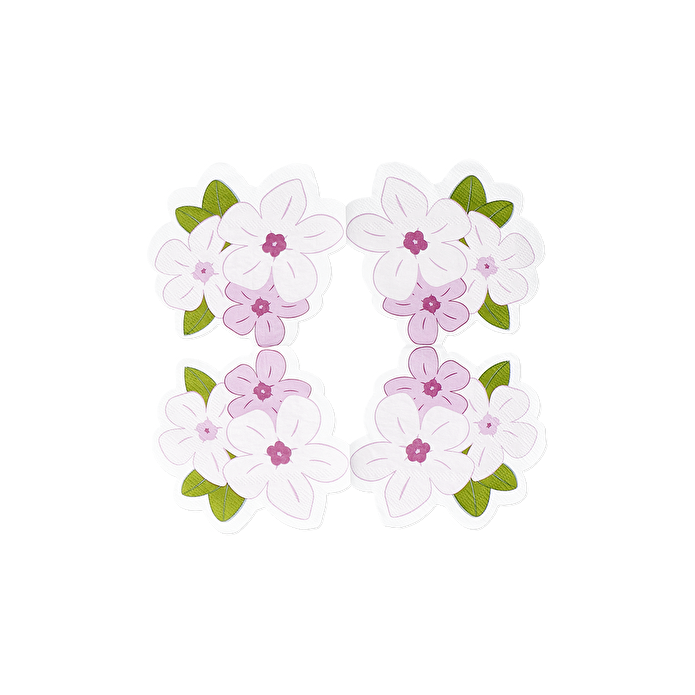 Flying Tiger Copenhagen 16'lı Pembe Çiçek Şeklinde Peçete