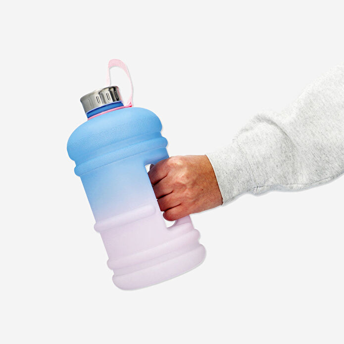 Flying Tiger Copenhagen Pembe Mavi Askılı Su Matarası