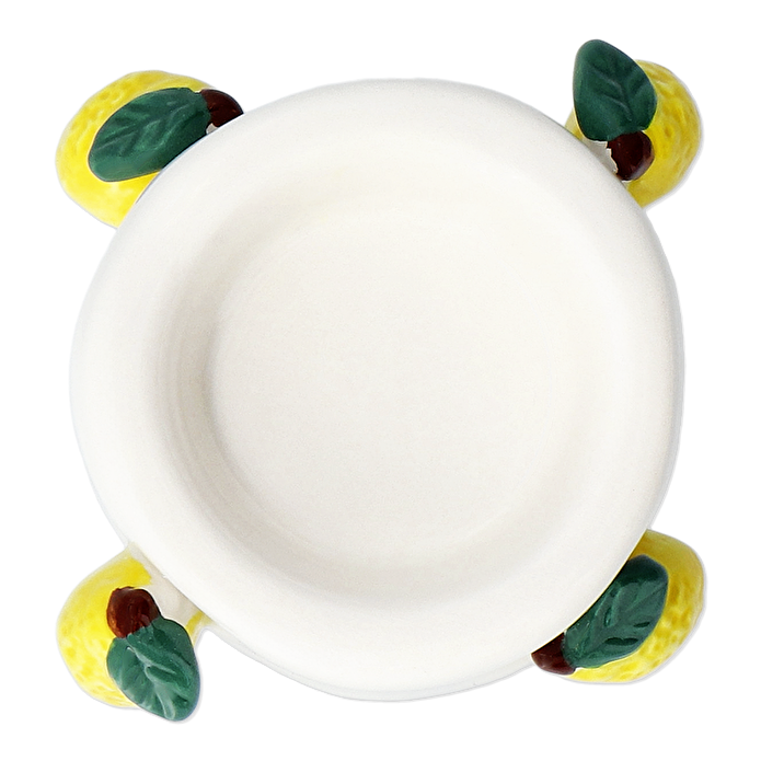 Flying Tiger Copenhagen Sarı Limon Detaylı Seramik Tealight Mumluk