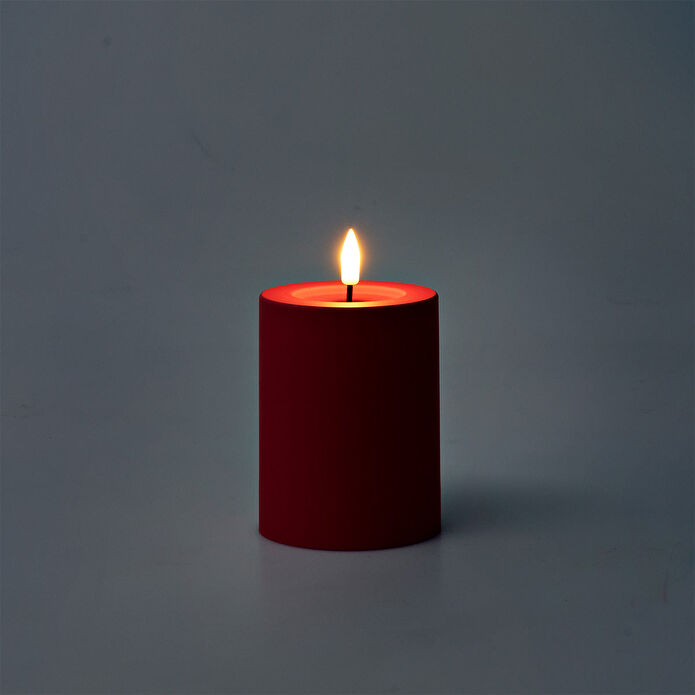 Flying Tiger Copenhagen Pembe LED Mum 10 cm x 7,5 cm