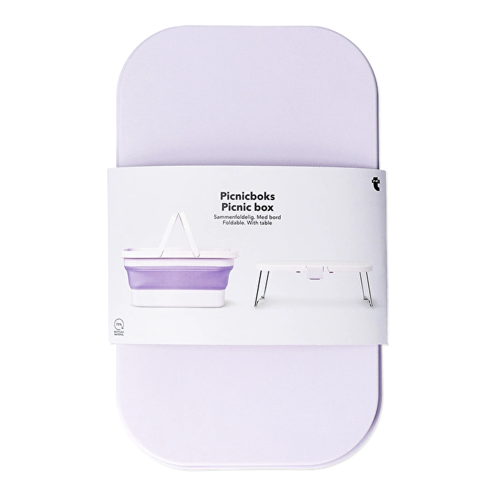 Flying Tiger Copenhagen Mor Katlanabilir Piknik Çantası