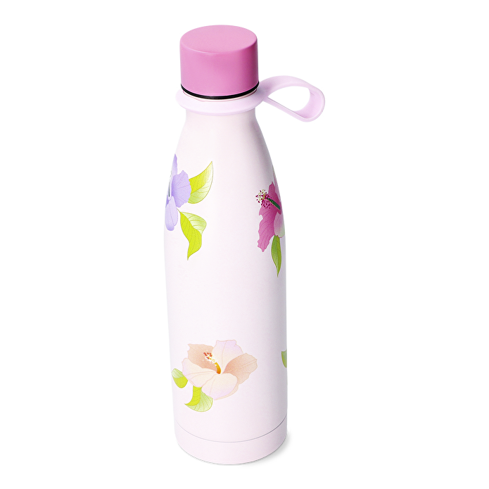 Flying Tiger Copenhagen Çiçek Desenli Yeşil Paslanmaz Çelik Matara