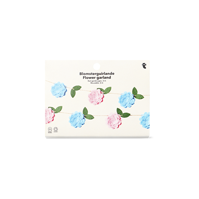 Flying Tiger Copenhagen Pembe Yaz Çiçekleri Asılabilir Kağıt Süs