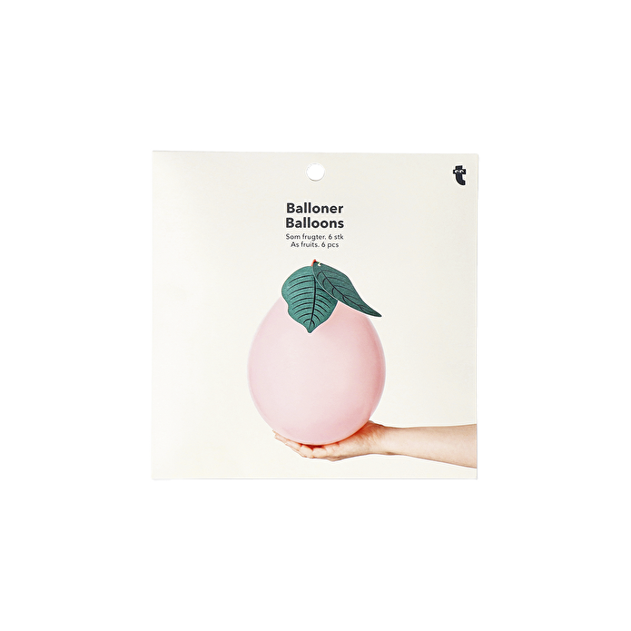 Flying Tiger Copenhagen 6'lı Pembe Yaz Meyvesi Şeklinde Balon