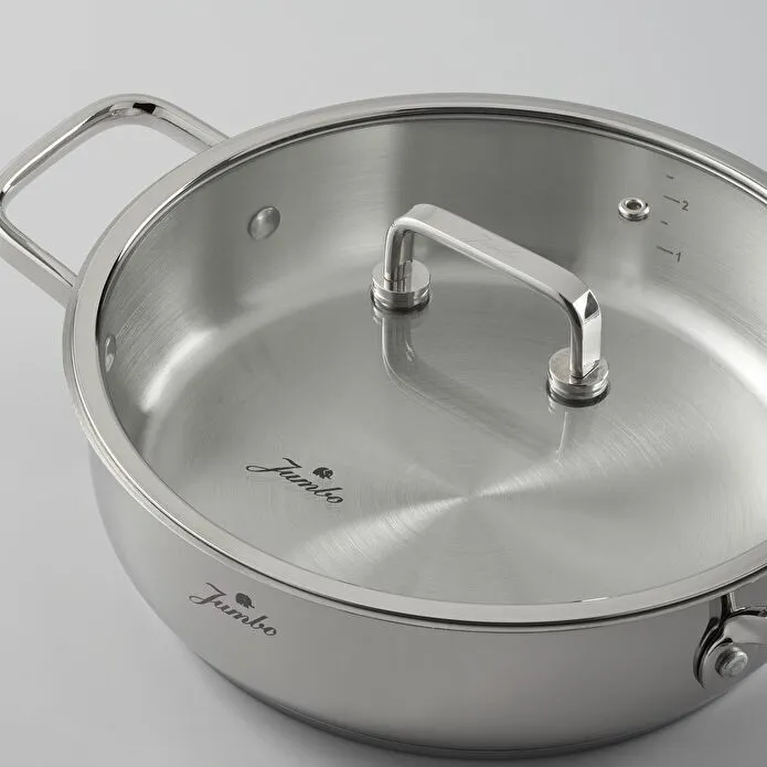 Jumbo Capello 7 Parça İndüksiyon Tabanlı Tencere Seti