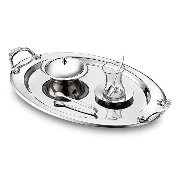 Jumbo Apollo 40 Parça Çelik Çay Seti