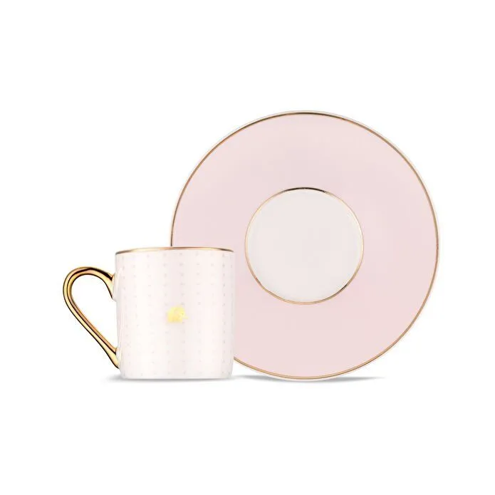 Jumbo Navy 2'li Kahve Fincan Takımı Pink