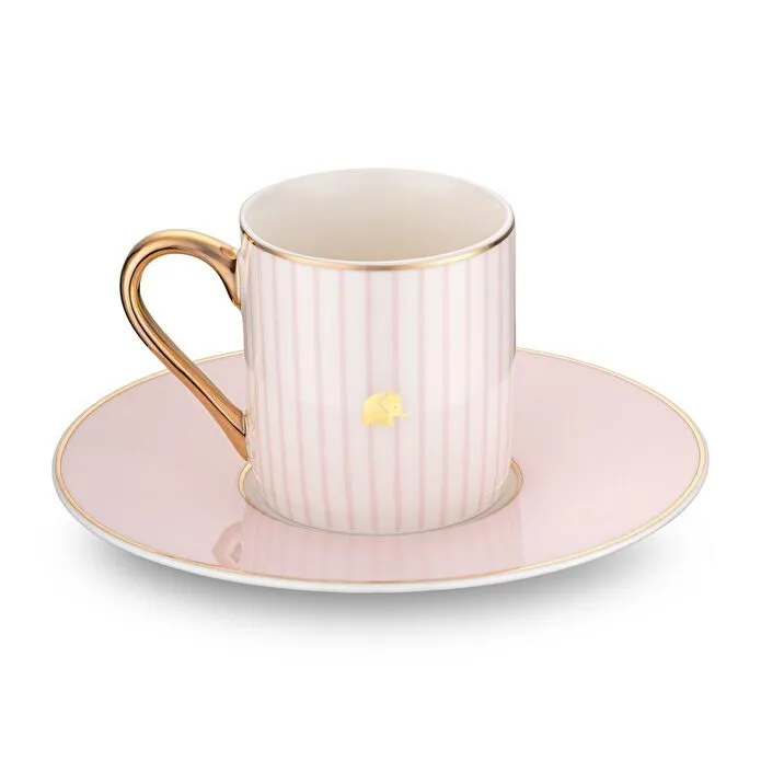 Jumbo Navy 2'li Kahve Fincan Takımı Pink