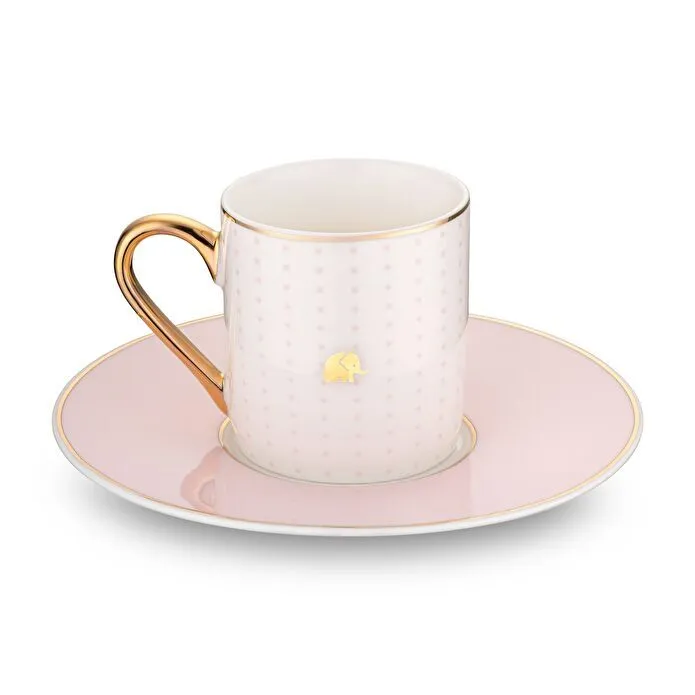 Jumbo Navy 2'li Kahve Fincan Takımı Pink