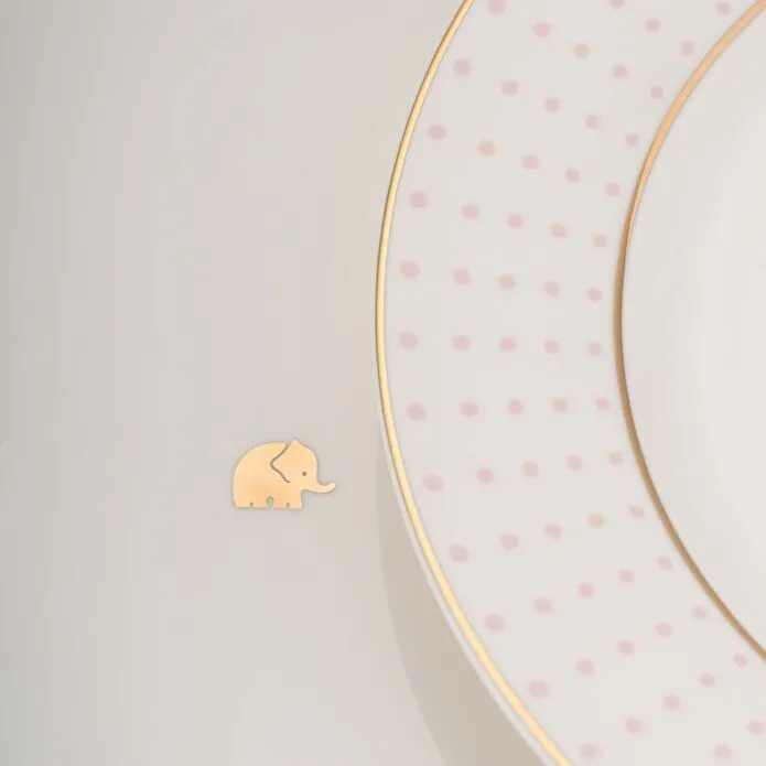 Jumbo Navy 24 Parça 6 Kişilik Yemek Takımı Pink