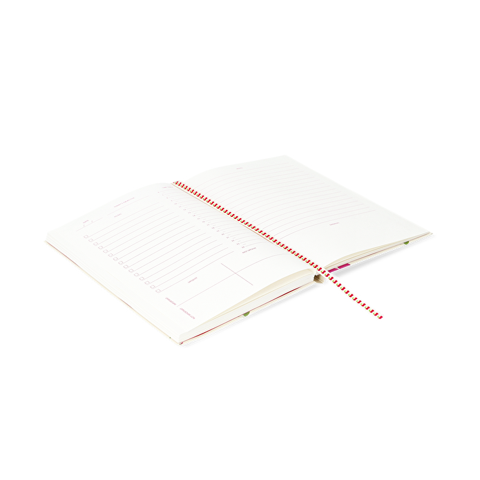 Flying Tiger Copenhagen Kiraz Desenli Pembe Planlayıcı