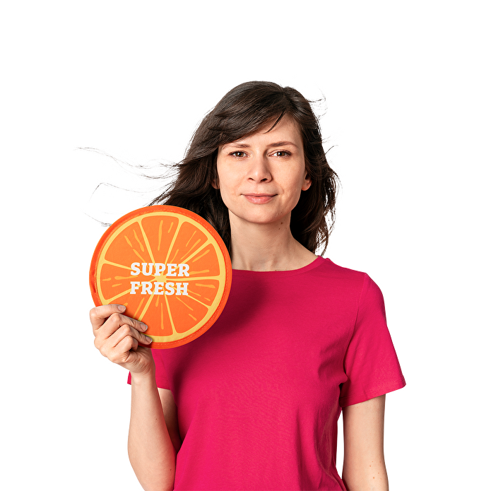 Flying Tiger Copenhagen Portakal Şeklinde Turuncu Yelpaze