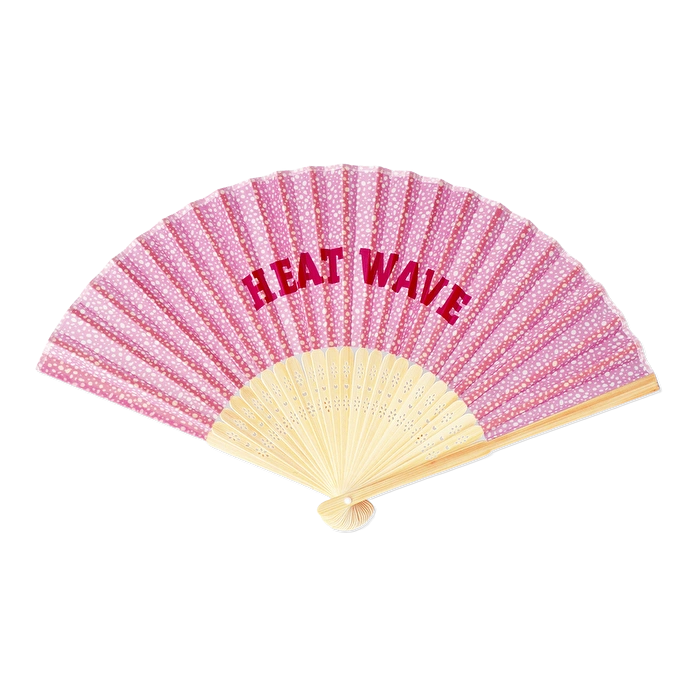 Flying Tiger Copenhagen Pembe Bambu Yelpaze