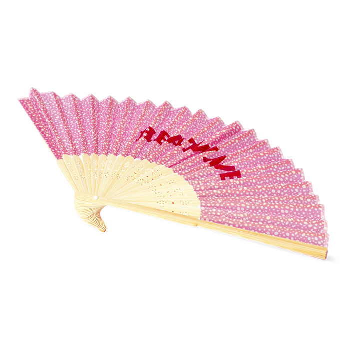 Flying Tiger Copenhagen Pembe Bambu Yelpaze