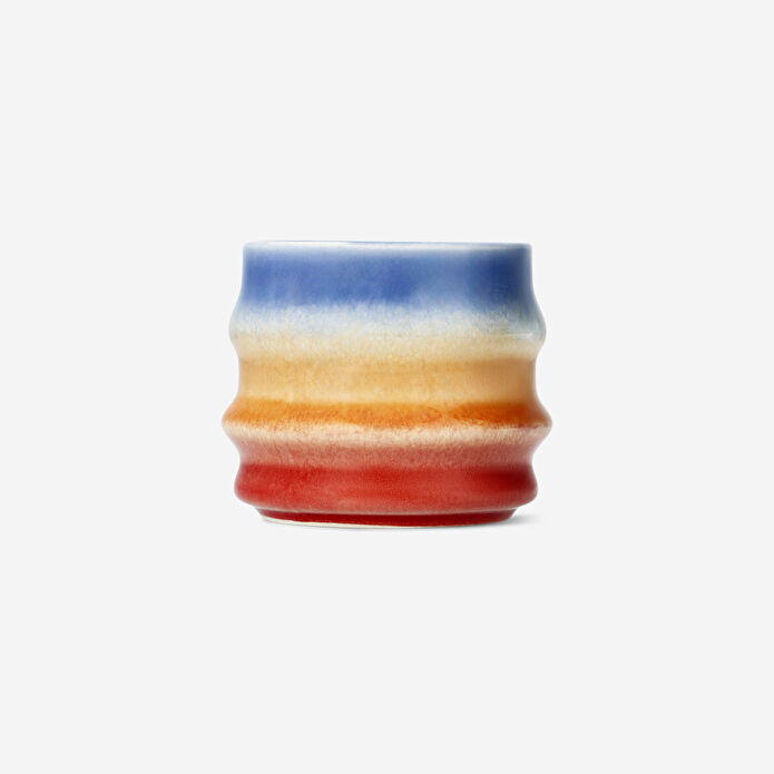 Flying Tiger Copenhagen 3 Renkli Seramik Glaze Kupa