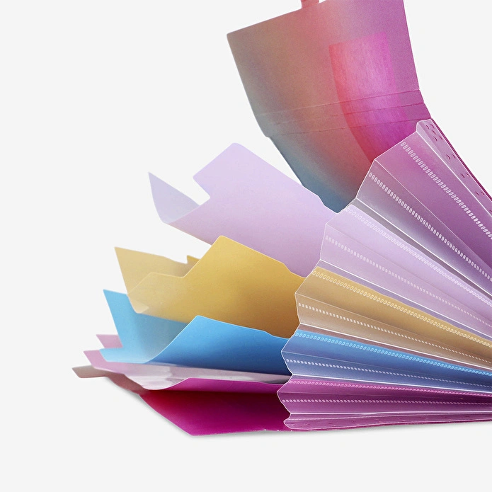 Flying Tiger Copenhagen Çok Renkli Bölmeli A4 Dosya