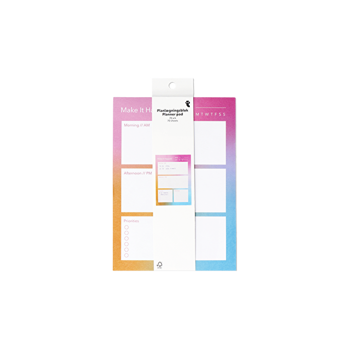 Flying Tiger Copenhagen Çok Renkli Planlayıcı Not Defteri