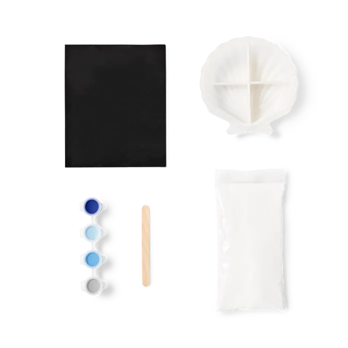 Flying Tiger Copenhagen Kendin Yap Midye Şeklinde Takı Tabağı Seti