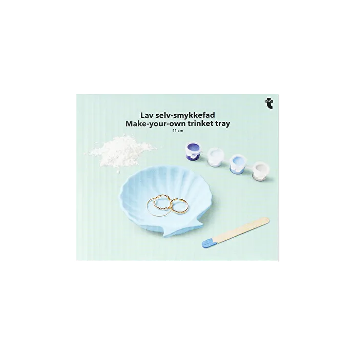 Flying Tiger Copenhagen Kendin Yap Midye Şeklinde Takı Tabağı Seti