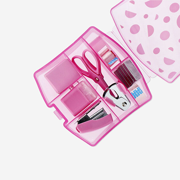 Flying Tiger Copenhagen Pembe Kutulu Kırtasiye Seti