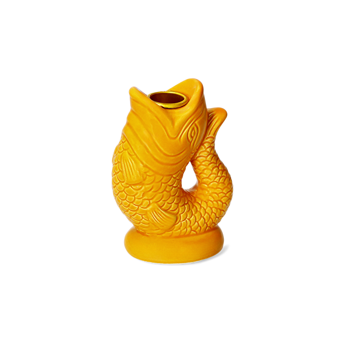 Flying Tiger Copenhagen Turuncu Balık Şeklinde Seramik Mumluk