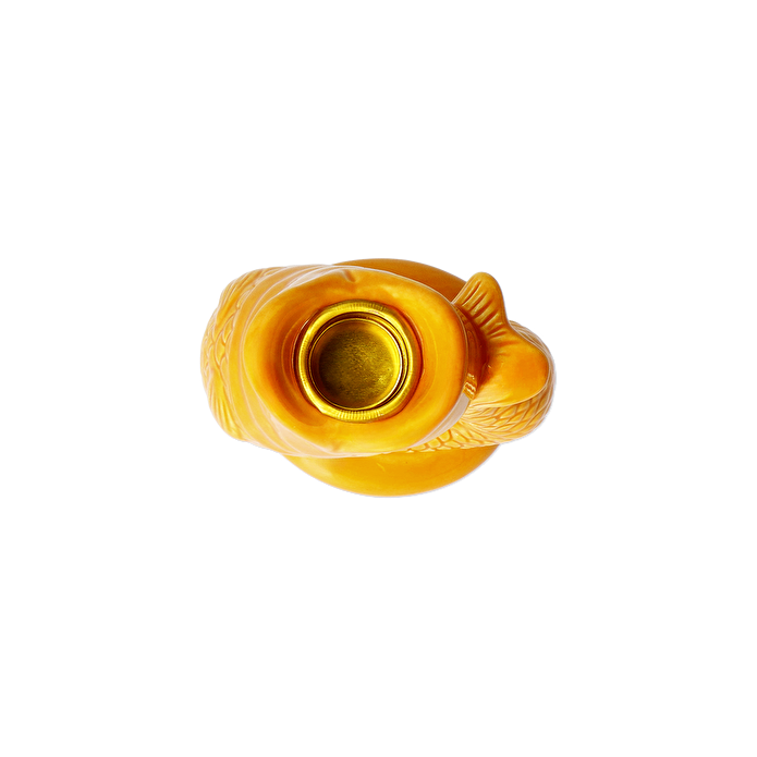 Flying Tiger Copenhagen Turuncu Balık Şeklinde Seramik Mumluk