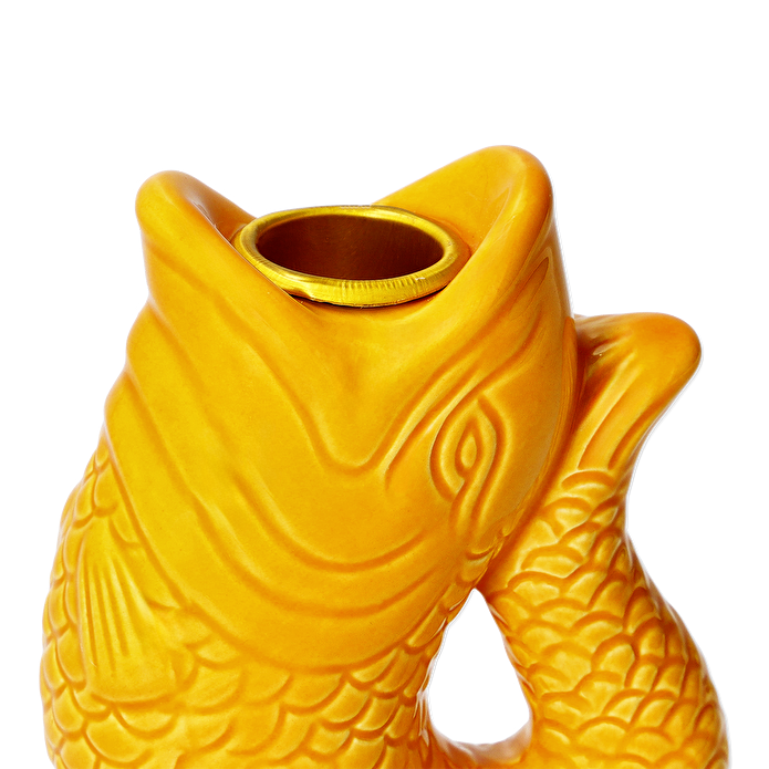 Flying Tiger Copenhagen Turuncu Balık Şeklinde Seramik Mumluk