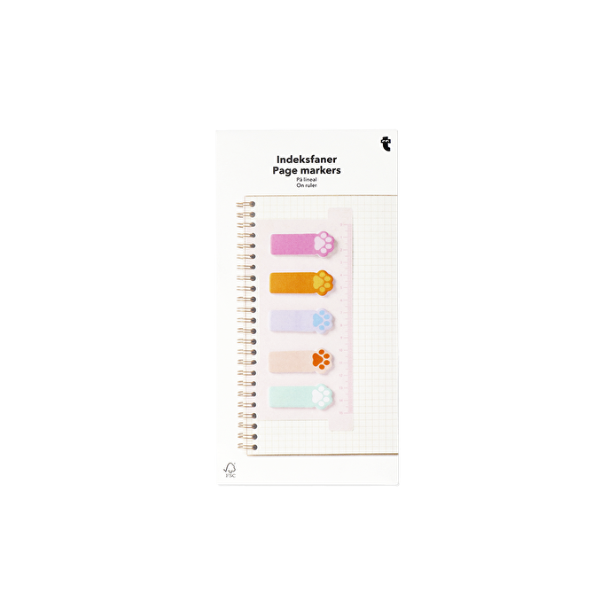 Flying Tiger Copenhagen Pati Şeklinde Cetvelli Yapışkanlı Kağıt