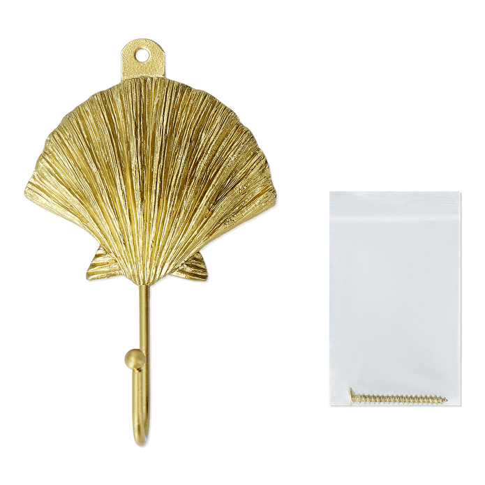 Flying Tiger Copenhagen Gold Deniz Kabuğu Şeklinde Pirinç Duvar Askısı