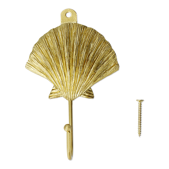 Flying Tiger Copenhagen Gold Deniz Kabuğu Şeklinde Pirinç Duvar Askısı