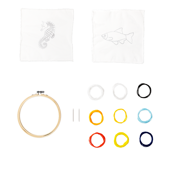 Flying Tiger Copenhagen Kendin Yap Deniz Temalı Nakış Seti