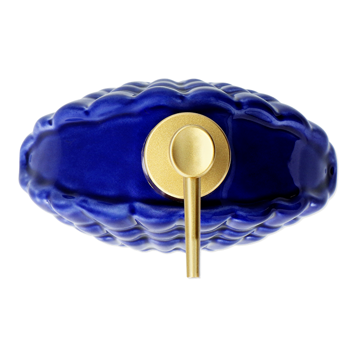 Flying Tiger Copenhagen Mavi Deniz Kabuğu Şeklinde Seramik Sıvı Sabunluk