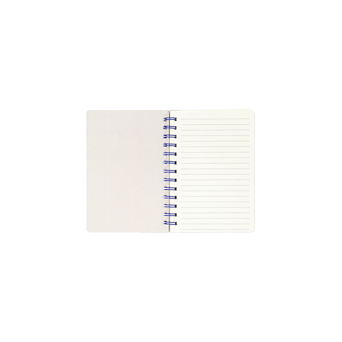 Flying Tiger Copenhagen Hesap Makinesi Detaylı Çizgili Spiralli Defter