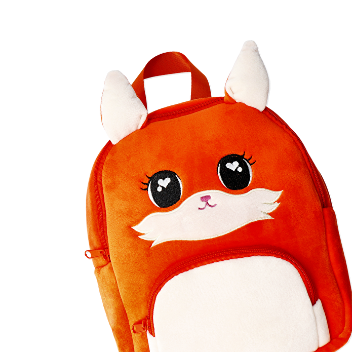 Flying Tiger Copenhagen Tilki Şeklinde Peluş Sırt Çantası