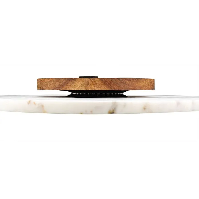 Jumbo Romano Mermer Servislik 14x14x1.76 cm Beyaz