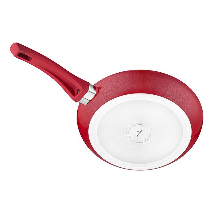 Jumbo Swiss Crystal Red 7 Parça İndüksiyon Tabanlı Tencere Seti