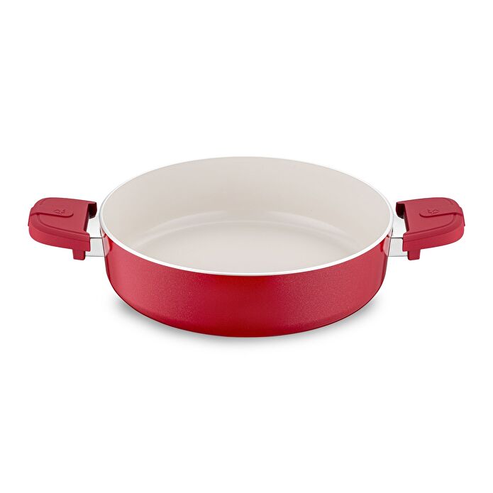 Jumbo Swiss Crystal Red 7 Parça İndüksiyon Tabanlı Tencere Seti