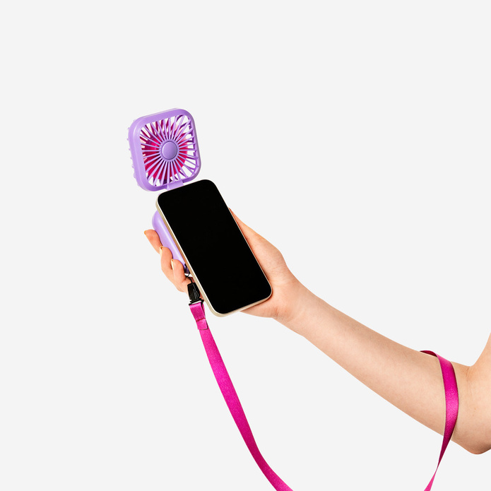 Flying Tiger Copenhagen Mor Vantuzlu Elektronik El Vantilatörü