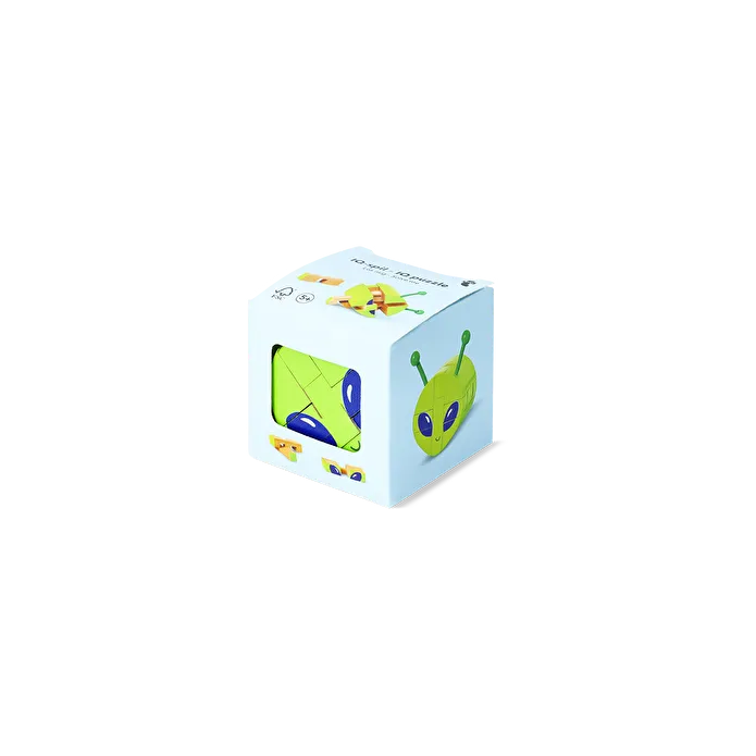 Flying Tiger Copenhagen Yeşil Ahşap Uzaylı Şeklinde 3D Yapboz