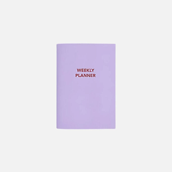 Flying Tiger Copenhagen Mor Haftalık Planlayıcı B5 Defter