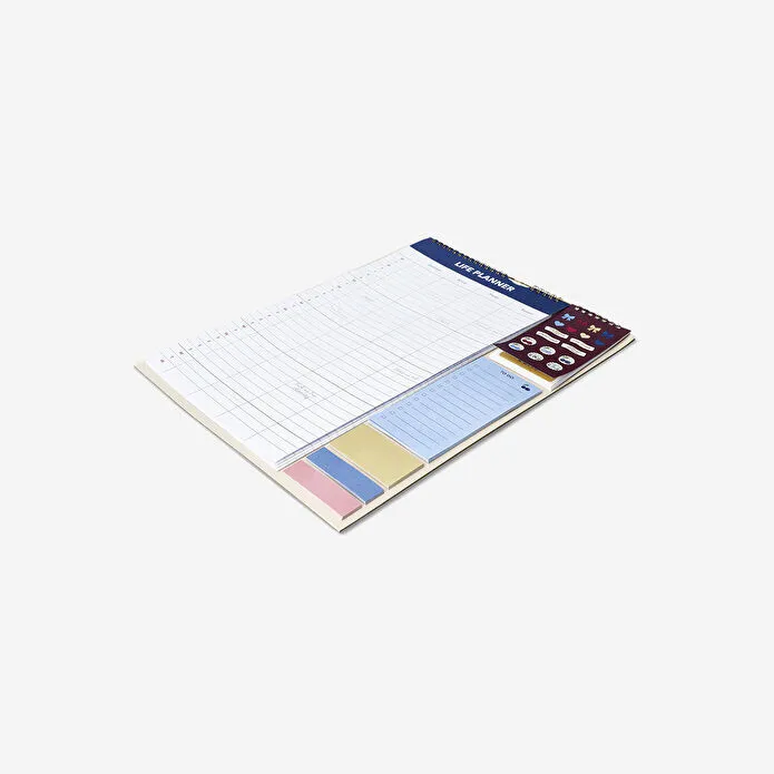 Flying Tiger Copenhagen Stickerlı Aile Boyu Planlayıcı