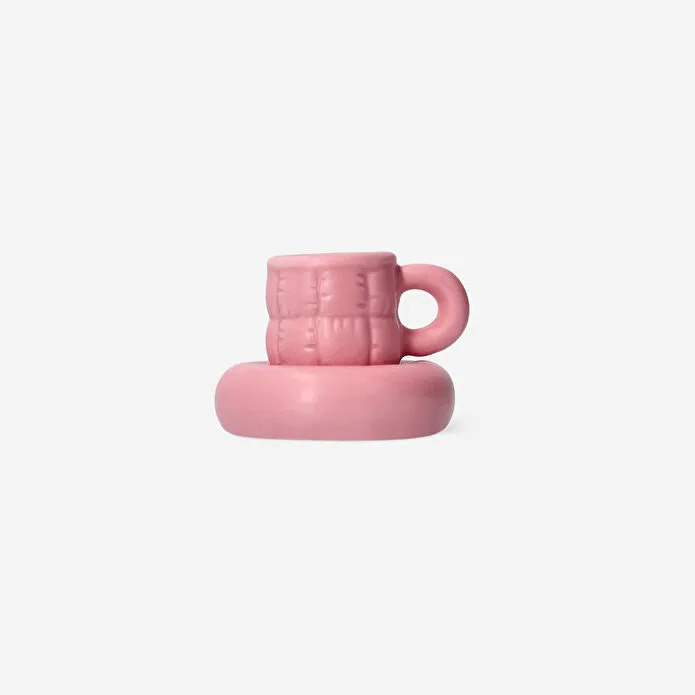 Flying Tiger Copenhagen Pembe Fincan Şeklinde Mumluk