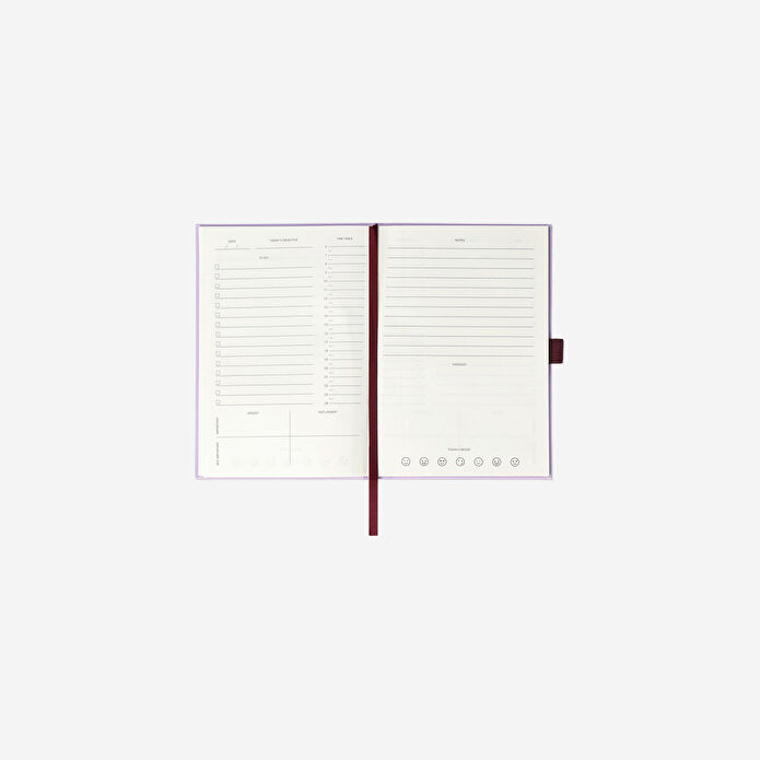 Flying Tiger Copenhagen Mor Tarihsiz A5 Planlayıcı Defter