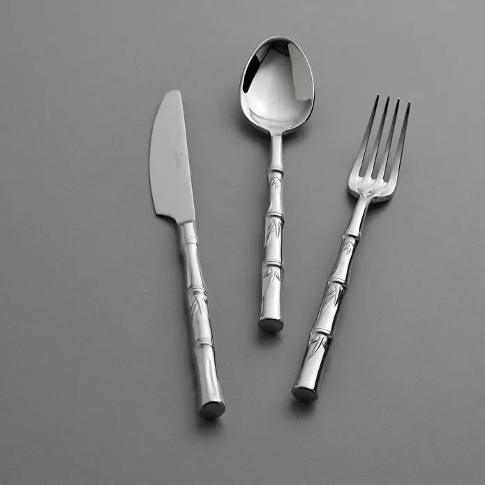 Jumbo 3405 24 Parça 6 Kişilik Tatlı Çatal Kaşık Bıçak Seti