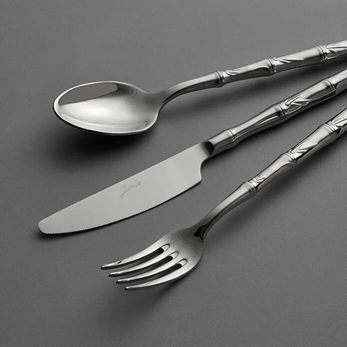 Jumbo 3405 24 Parça 6 Kişilik Tatlı Çatal Kaşık Bıçak Seti