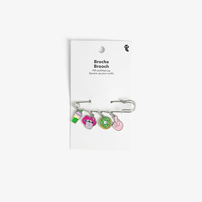 Flying Tiger Copenhagen Sevimli Süs Detaylı Broş