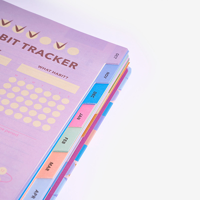 Flying Tiger Copenhagen Çiçek Desenli Ekim 2025-2026 Çalışma Ajandası