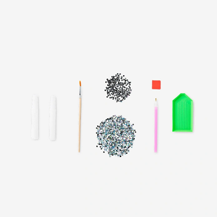 Flying Tiger Copenhagen Kendin Yap 3D Kafatası Elmas Boyama Kiti