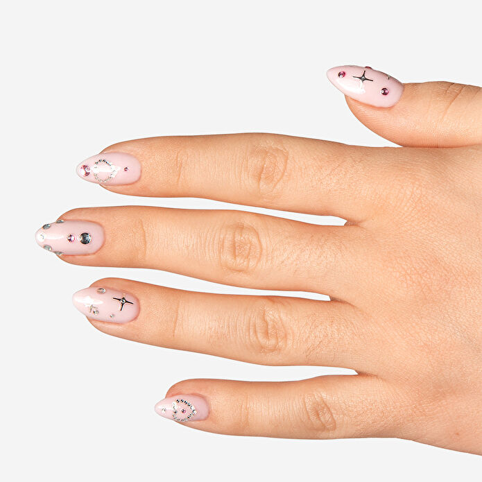 Flying Tiger Copenhagen Parlak Taşlı Tırnak Stickerı